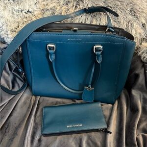 Michael Kors Tealish Satchel